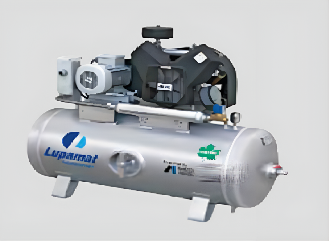 Reciprocating air compressors with gasoline engine